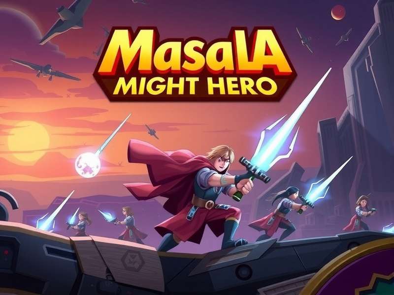 Masala Might Hero - Action Packed Adventure Masala Might Hero Game Banner